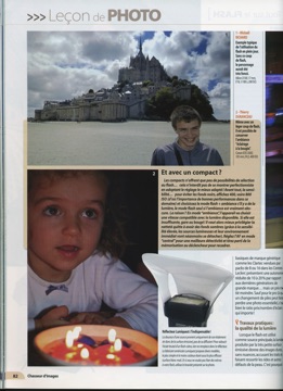 publication inside french magazine chasseur d'image
