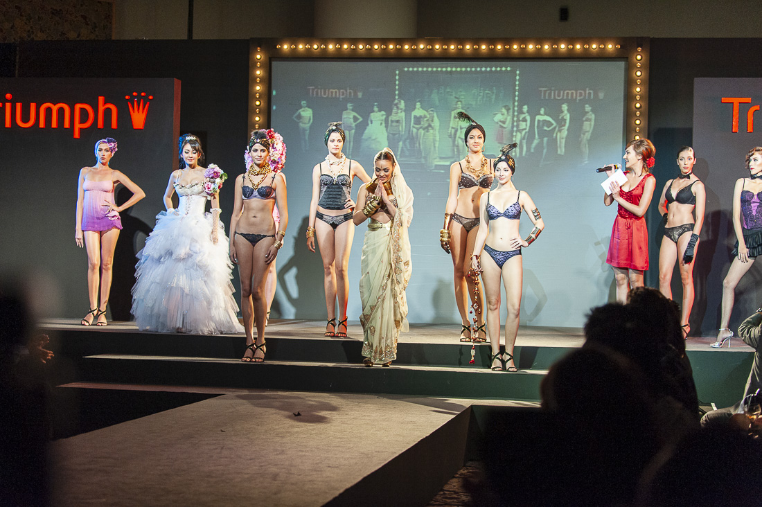 Underweare fashion show