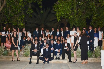  Students receiving their diploma in French ambassy in Saudi Arabia 