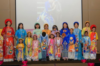  Vietnamese show done during the Tët in the Vietnamese ambassy in Saudi Arabia 