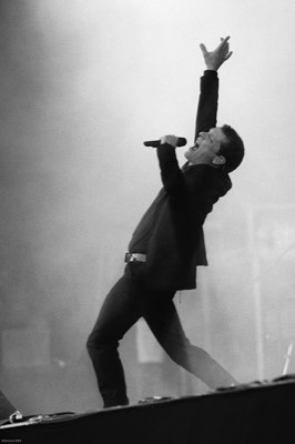  Singer during concert at 