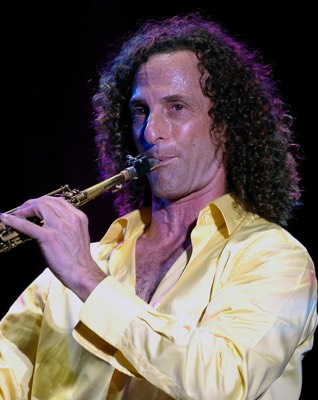  Kenny G during a jazz festival 