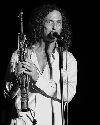  Kenny G during a jazz festival 