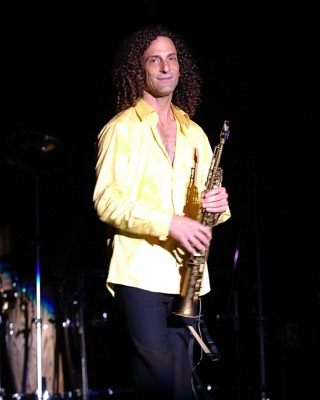  Kenny G during a jazz festival 