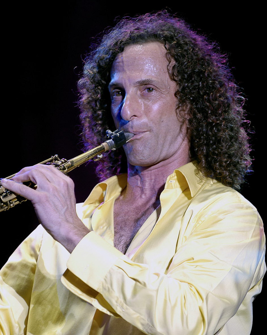  Kenny G during a jazz festival 