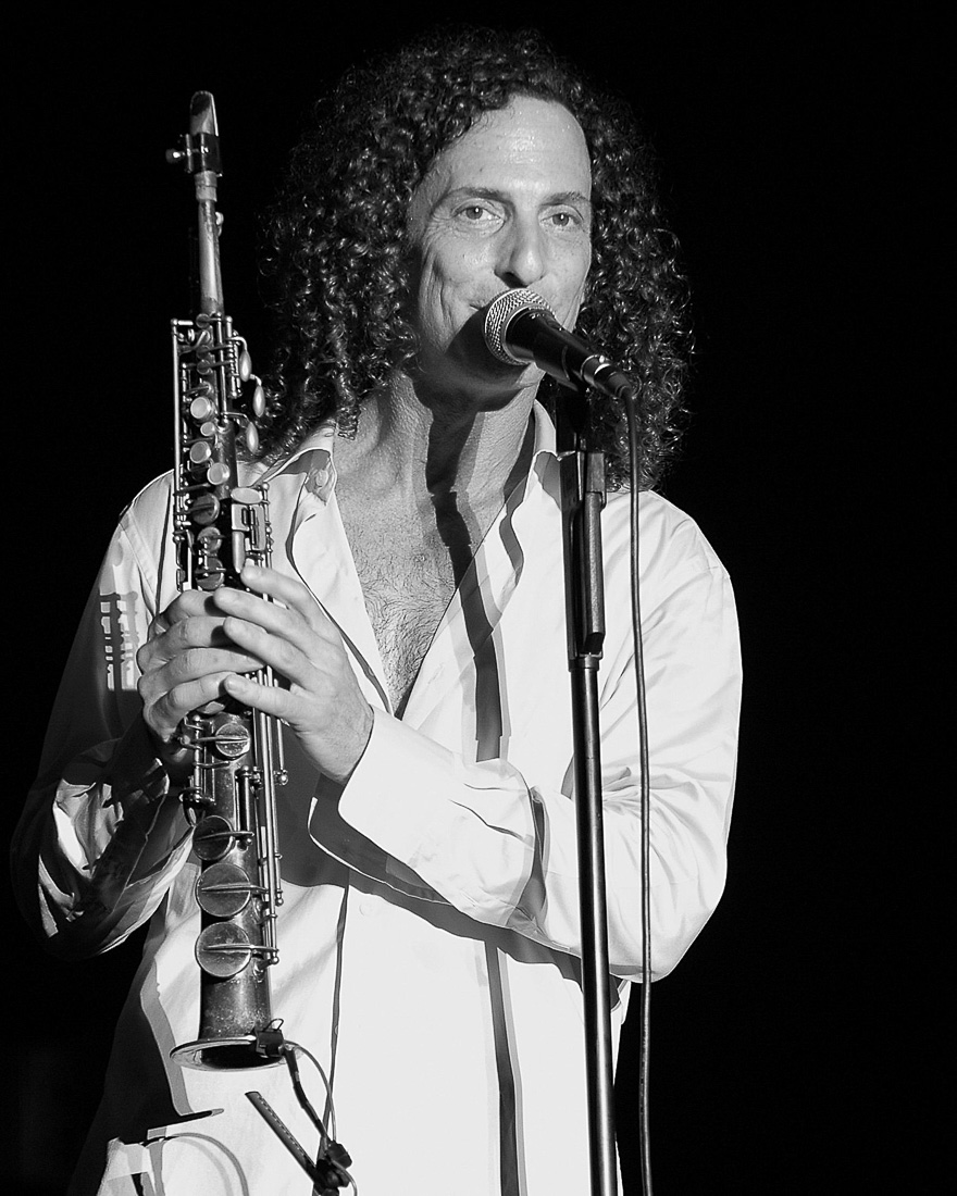  Kenny G during a jazz festival 