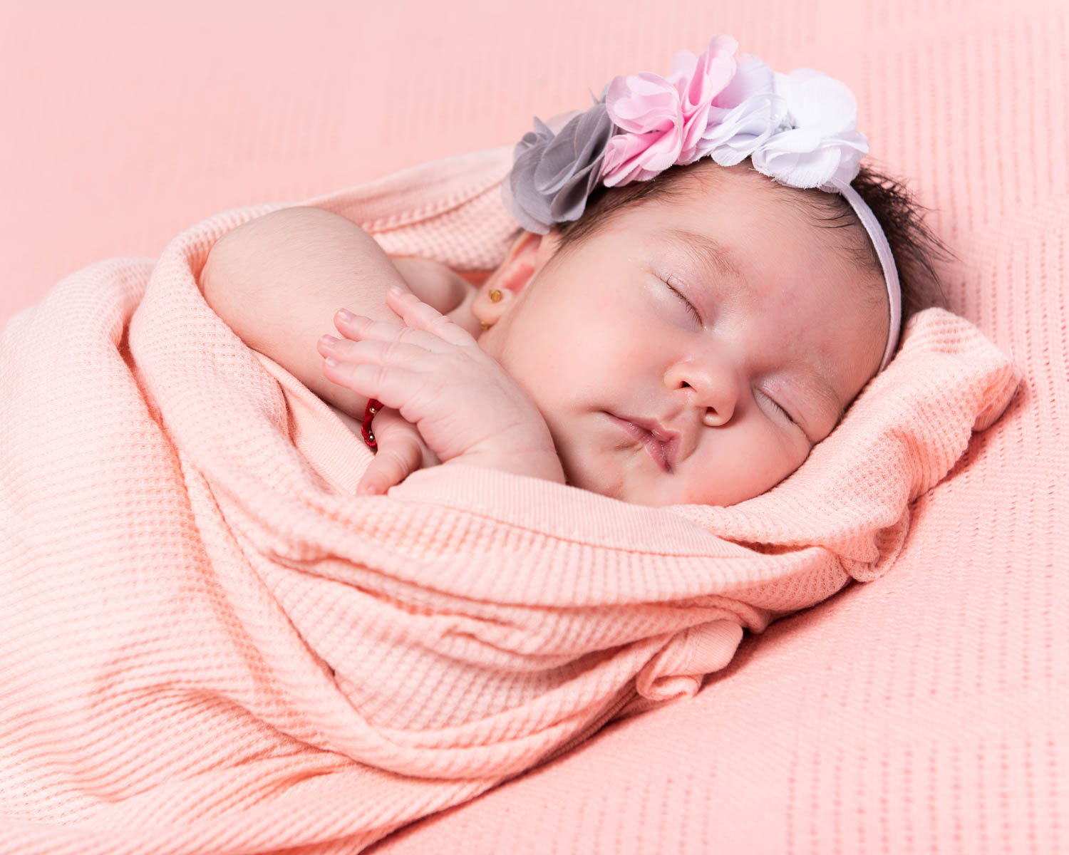 Newborn photo in studio
