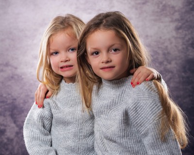  little girl kids portrait in studio  